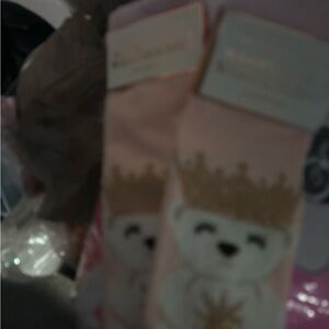 Polar bear princess socks
